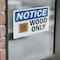 Signmission Wood Only Sign With Symbol, 5 in W x Rectangle, Vinyl Decal OS-2PACK-NS-D-35-L-19067 - alternate 6